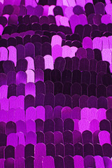 Obraz premium Purple sequin texture.