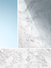 Elegant marbles wall template