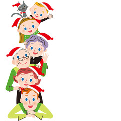 仲良し三世代家族でクリスマス