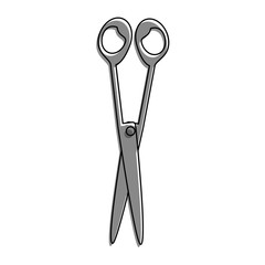 Medical surgery scissors icon vector illustration graphic design