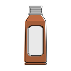 Medicine bottle isolated icon vector illustration graphic design