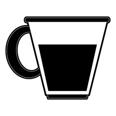 Cup of glass icon vector illustration graphic design