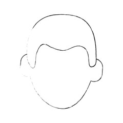 Fototapeta premium Man faceless cartoon icon vector illustration graphic design