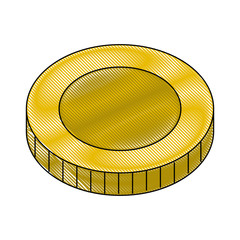 coin game item icon vector illustration graphic design