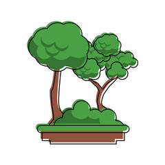 tree game icon icon vector illustration graphic design