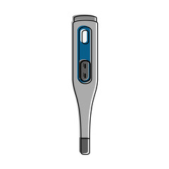 Glucometer medical test icon vector illustration graphic design