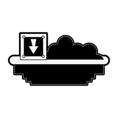 Ground terrain game icon vector illustration graphic design