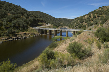 Landscape in extremadura, spain