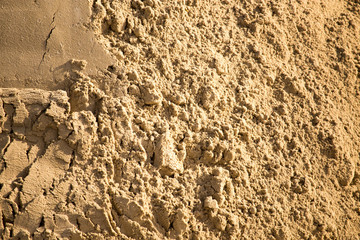 sand on construction site as an abstract background