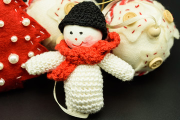 Christmas decorations. Snowman