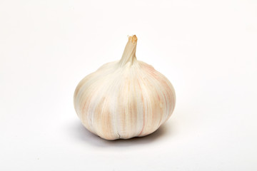 Garlic isolated on white