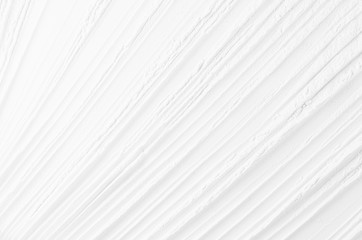 White abstract striped soft smooth plaster background.