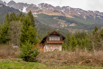 beatiful mountains landscape of Austria