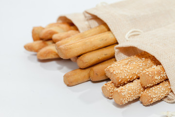 bread stick on sack