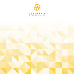 Naklejka premium Streszczenie szary trójkąt i kwadrat w żółto-biały wzór koloru, ilustracji wektorowych