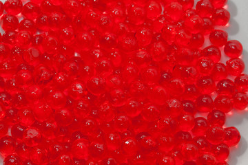 pearl jelly on white background