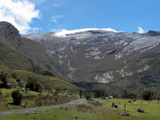 Fototapeta premium Panoramic view of the mountains in El Cocuy National Park, Colombia, South America