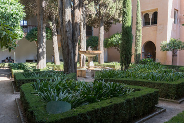 Obraz premium Alhambra Islamic Royal Palace, Granada, Spain. 16th century