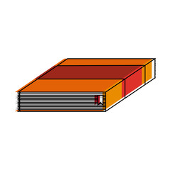 Book closed isolated icon vector illustration graphic design