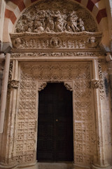 Fototapeta na wymiar The Great Mosque Cathedral Of Cordoba Interior