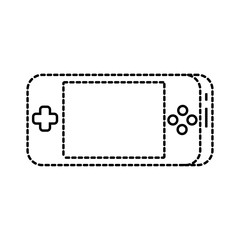 portable video game console gadget technology vector illustration