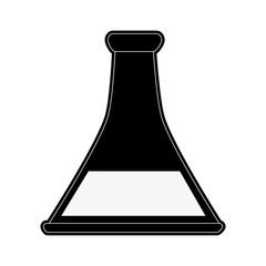 Flask chemistry lab icon vector illustration graphic design