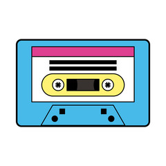 Music old cassette icon vector illustration graphic design