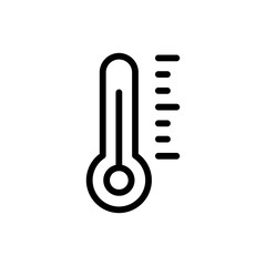 Thermometer flat icon