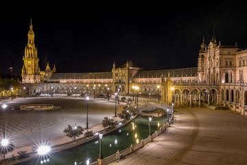 Fototapeta na wymiar Plaza De Espana Seville