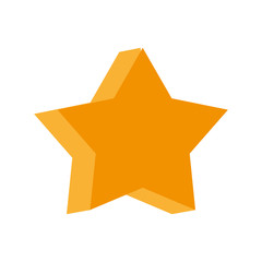 Star shape symbol icon vector illustration graphic design
