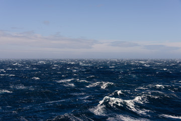 Stormy sea