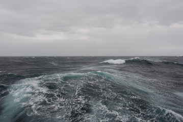 Stormy sea