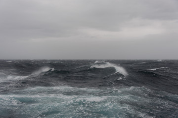 Stormy sea