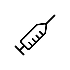 Syringe flat icon