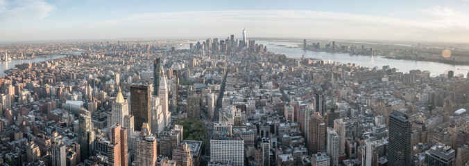 Fototapeta premium panorama skyline new york