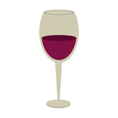 Cup of wine icon vector illustration graphic design