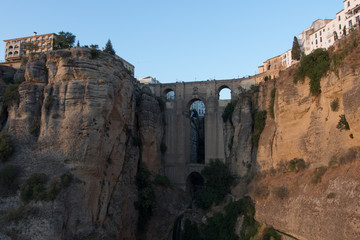 Fototapeta na wymiar Roman Bridge Puente Nuevo Ronda, Spain