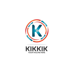 kikik - logo template