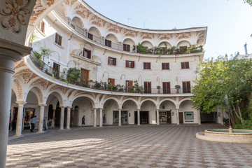 Fototapeta na wymiar Building In Seville Andalucia, Spain