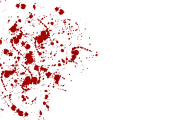 abstract vector splatter red color design. illustration vector design