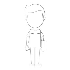 patient with arm Plastered icon vector illustration graphic design