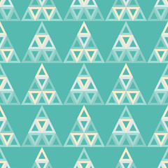Seamless geometric background with triangular pattern. Polygons. Textile rapport.