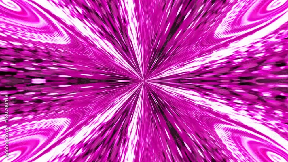 Poster abstract background with violete kaleidoscope. seamless loop