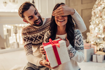 Couple on New Year's Eve
