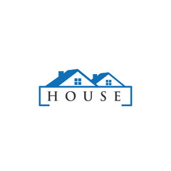simple corporate house logo