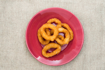Fast food Homemade Crunchy Fried onion rings