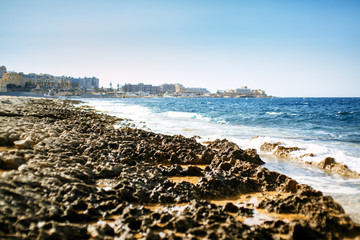 Sliema coastline