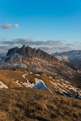 The mountain range of the Big Thach natural park. Adygea