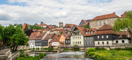 Stadtpanorama von Kronach,Franken