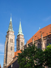 Fototapeta na wymiar Sankt Sebaldus Kirche in Nürnberg